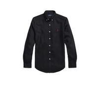 POLO RALPH LAUREN Camisa de lino Custom Fit negro | M