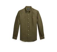 POLO RALPH LAUREN Camisa de lino Custom Fit oliva | L