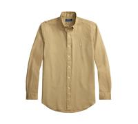 Tan Camisa de lino Slim Fit L