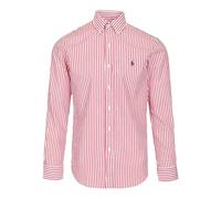 Polo Ralph Lauren - Camisa de Popelina a Rayas de Corte Personalizado - Shirts - Hombre - Rojo - S -