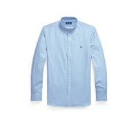 POLO RALPH LAUREN Camisa de rayas Slim Fit de popelina elástica. Color Azul/Blanco
