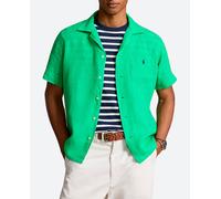 Polo Ralph Lauren Camisa manga corta de hombre de lino Classic fit. Verde M