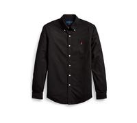 Black Camisa oxford Slim Fit teñida en prenda XS