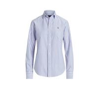 Polo Ralph Lauren - Camisa Oxford- Corte Slim- Logo Multicolor - Blouses & Shirts - Mujer - Azul - 4XS -