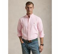 POLO RALPH LAUREN Camisa Oxford entallada. Color rosa/blanco