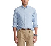 POLO RALPH LAUREN Camisa Oxford Slim Fit. Color azul