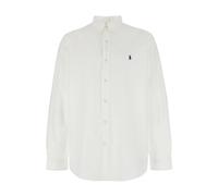Polo Ralph Lauren - Camisa Popelín Elástica Custom Fit - Shirts - Hombre - Blanco - XL -