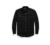 Black Camisa oxford teñida en prenda XXL