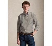 POLO RALPH LAUREN Camisa slim de popelina, de rayas. Color Marrón/Blanco