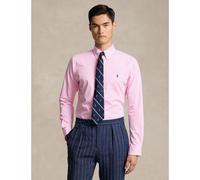 POLO RALPH LAUREN Camisa slim de popelina, de rayas. Color rosa/blanco