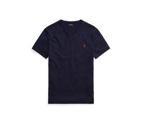 Polo Ralph Lauren T-Shirt Col V Ajusté En Jersey 710671453 M Azul