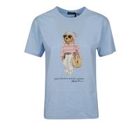 Polo Ralph Lauren - Camiseta Bear - Tops - Mujer - Azul - L -