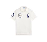 White Polo con Big Pony Custom Slim Fit M