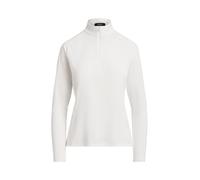 White Jersey de punto elástico con cremallera S