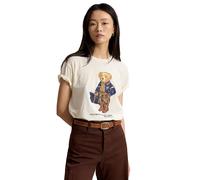 White Camiseta de punto jersey con Polo Bear XS