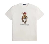 White Camiseta Custom Slim Fit con Polo Bear L