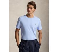 POLO RALPH LAUREN Camiseta de algodón suave Custom Slim Fit. Color Azul Mar