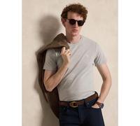 POLO RALPH LAUREN Camiseta de cuello redondo Custom Slim Fit. Color gris