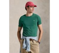 POLO RALPH LAUREN Camiseta de cuello redondo Custom Slim Fit. Color Verde