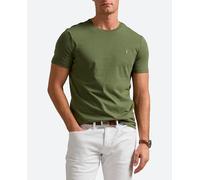 Polo Ralph Lauren Camiseta de hombre de algodón con logo bordado. Musgo 3/M