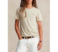 Polo Ralph Lauren Camiseta de hombre de algodón de manga corta. Blanco Harina 3/M