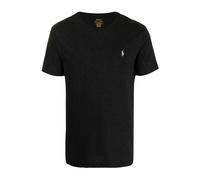 Polo Ralph Lauren - Camiseta de Manga Corta con Cuello Redondo y Bordado - Tops - Hombre - Negro - L -