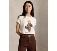 White Camiseta de punto jersey con Polo Bear XS
