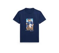 Blue Camiseta Custom Slim Fit con Polo Bear M