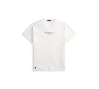 White Camiseta de punto con logotipo S