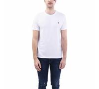 POLO RALPH LAUREN Camiseta para Hombre con Cuello Redondo Big Pony, Blanco White A1000, XL