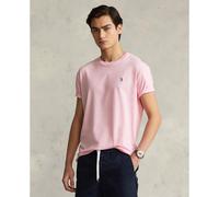 POLO RALPH LAUREN Camiseta slim-fit de punto con cuello redondo. Color rosa