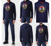 Polo Ralph Lauren Capucha Ls T-Shirt Jersey Sudadera con Retro Nueva M