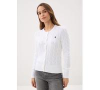 Polo Ralph Lauren Cardigan torsadé en coton à col rond 211971868 L Blanco