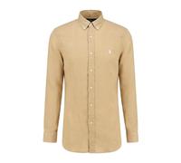 Tan Camisa de lino Slim Fit S