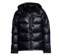 POLO RALPH LAUREN Plumífero brillante Gorham. Color Negro