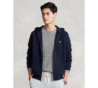 POLO RALPH LAUREN Chaqueta de algodón con cremallera y logotipo bordado. Color Azul Marino