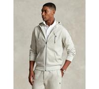 POLO RALPH LAUREN Chaqueta de algodón con cremallera y logotipo bordado. Color gris