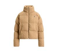 Tan Chaqueta acolchada de lana y cachemira XL