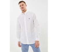 Camisa ceñida de popelín elástico Hombre Talla L. Color Blanco