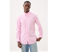 Pink Camisa de popelina elástica Custom Fit L