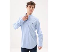 Polo Ralph Lauren Chemise rayée ajustée popeline stretch S Azul