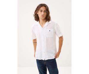 Polo Ralph Lauren Chemise safari Classic Fit en lin XL Blanco