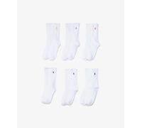 Polo Ralph Lauren Cotton-Blend Crew Socks - 6 Pack Blanco