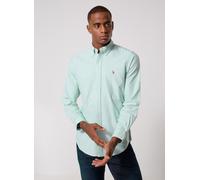 Green Camisa Oxford de rayas Custom Fit M
