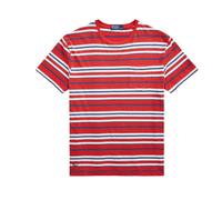 Polo Ralph Lauren Gauze a Rayas Camiseta Camisa Custom Slim Fit Pure Algodón M
