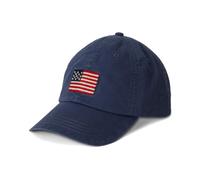 Polo Ralph Lauren - Gorra de béisbol de algodón con bandera - Accessories - Hombre - Azul - ONE SIZE -