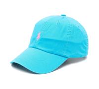 Polo Ralph Lauren - Gorra de béisbol de algodón con pony - Accessories - Mujer - Azul - ONE SIZE -