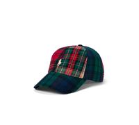 Polo Ralph Lauren Gorra de hombre de algodón con estampado de cuadros. Multicolor OSZ