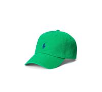 Polo Ralph Lauren Gorra de hombre de algodón con logo bordado. Verde