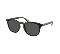 Polo Ralph Lauren Hombre PH4222U 500187 Gafas de sol Inyectado Negro Gris Redonda Normal